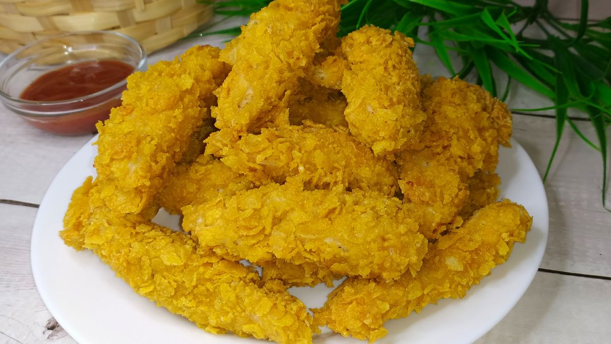 Незабываемый вкус куриных стрипсов как в KFC: готовим дома