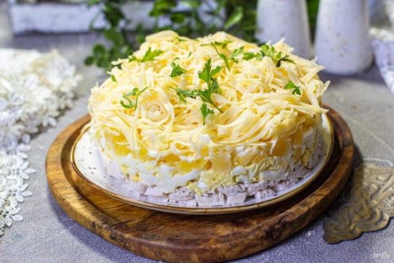 Нежный салат «Невеста» для вашего новогоднего стола
