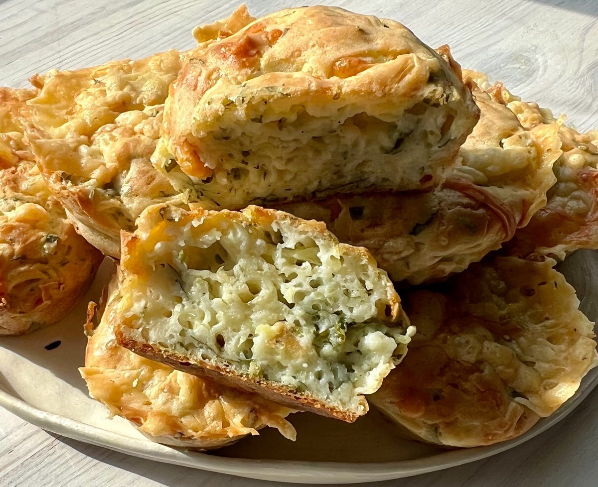 Вкусные закусочные кексы с кабачками и сыром для всей семьи