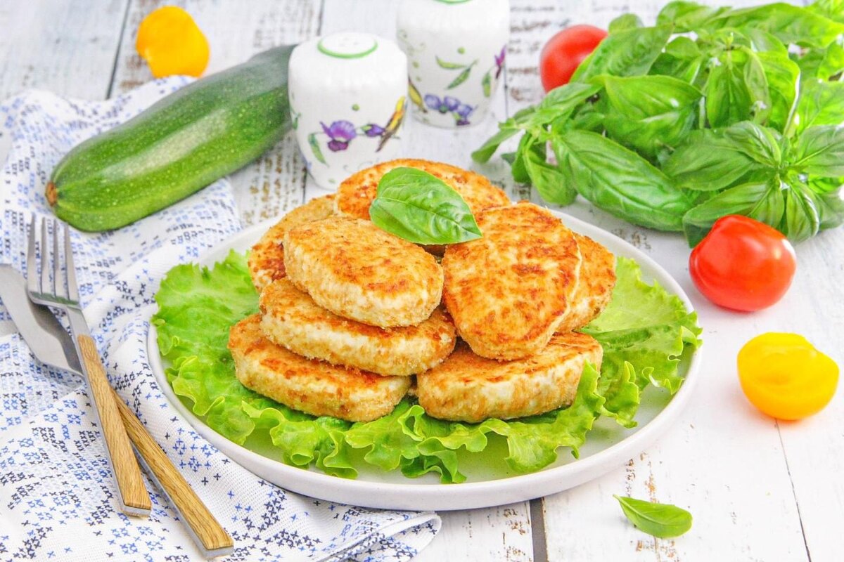 Уникальные котлеты из куриной грудки с кабачком