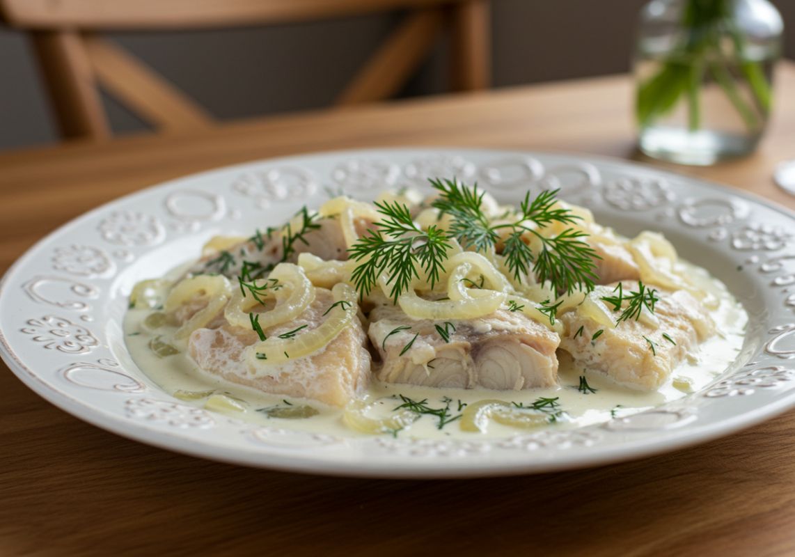 Рыба в сметанно-луковом соусе: два способа для вашего стола