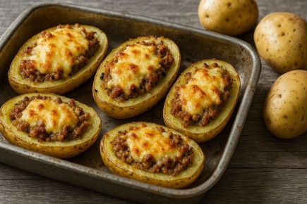 Картофельные лодочки: великолепное блюдо для всей семьи