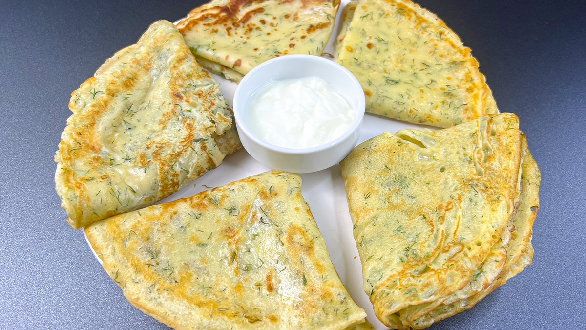 Блинный завтрак за 10 минут: простой и вкусный рецепт