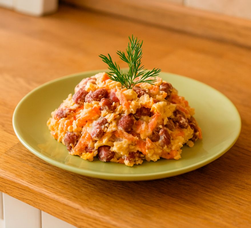 Салат с фасолью и сыром: простой и вкусный рецепт для гурманов