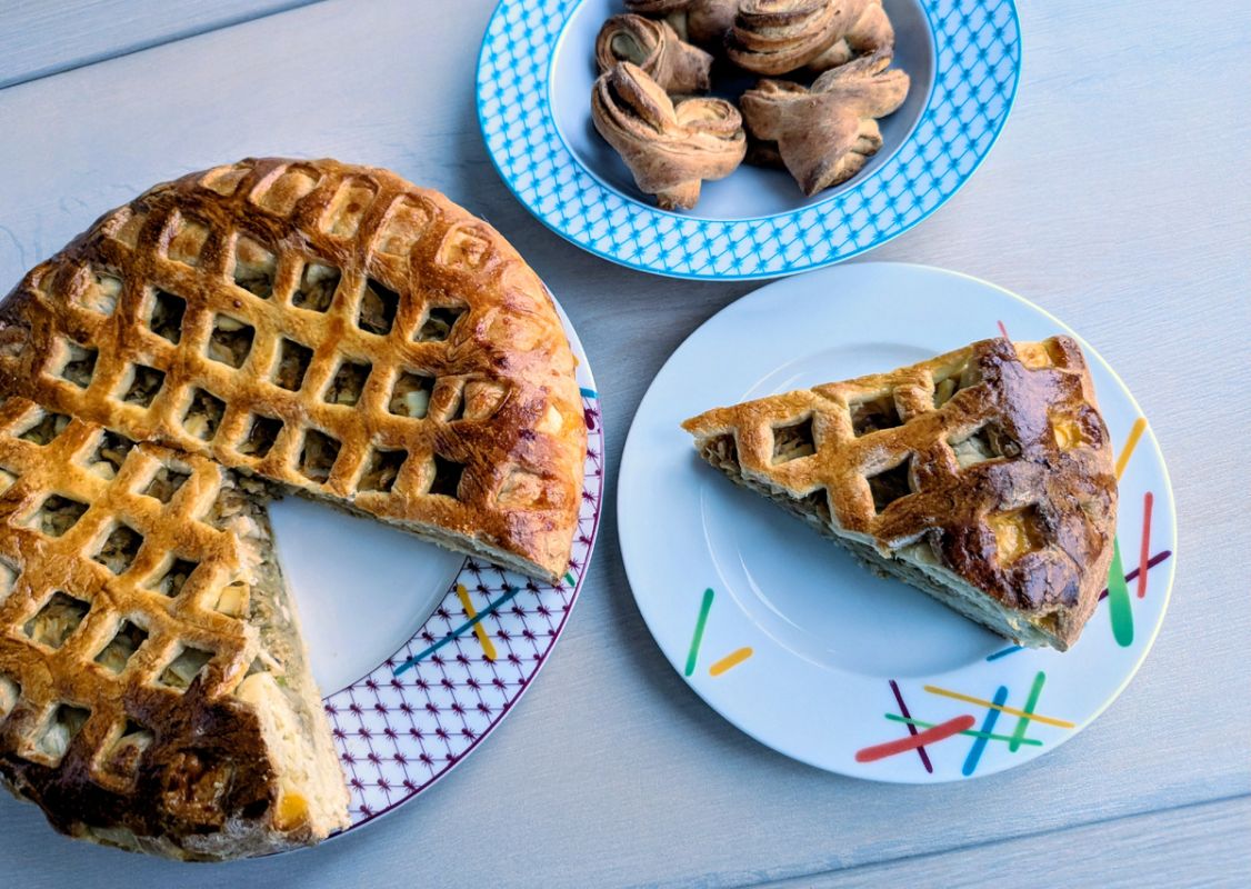 Как легко сделать решетку для пирога