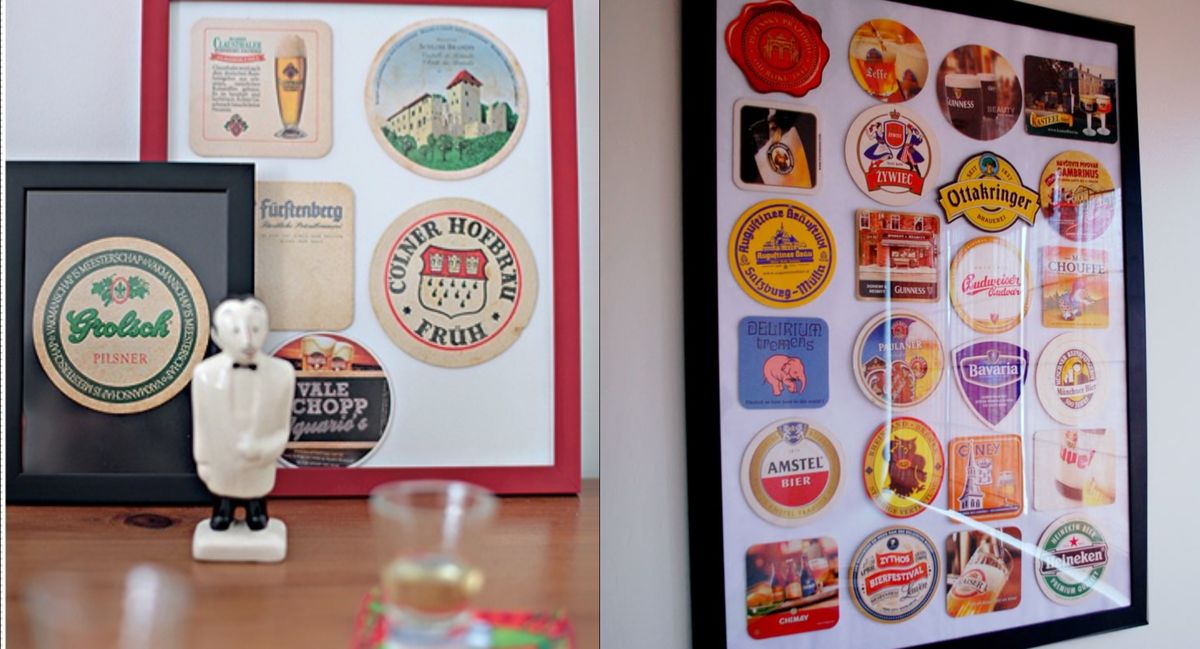Как подставки для стаканов становятся уникальным настенным искусством