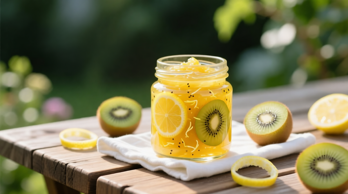 Волшебство варенья из киви и лимона