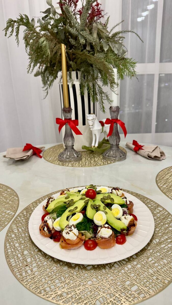 Салат с форелью и рикоттой: идеальное сочетание вкусов