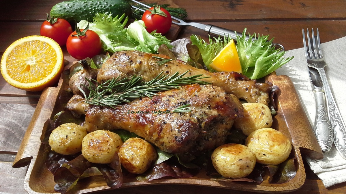 Восхитительные голени индейки в праздничном соусе