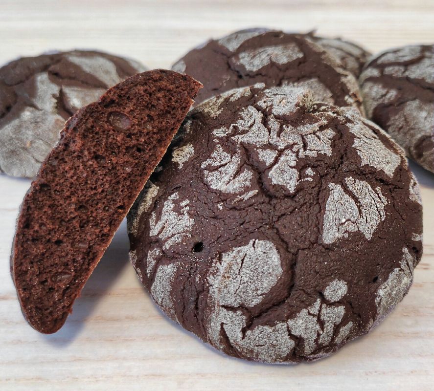 Низкокалорийное шоколадное печенье из тыквы без сахара и глютена