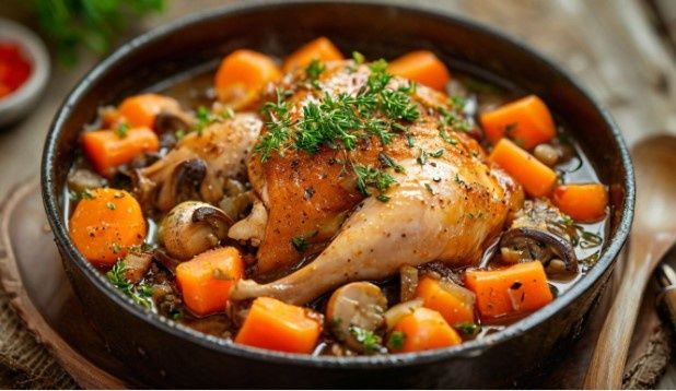 Кок-о-вен: вкусный намек на французские традиции без лишних усилий